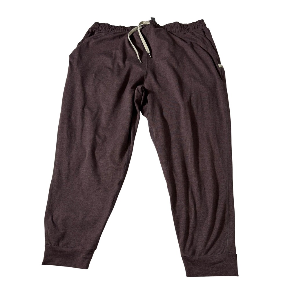 Vuori Performance Jogger Mahogany Heather Purple DreamKnit Pants Womens XL VW303